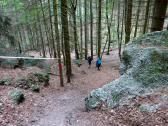  Marathonis bergab von der Luisenburg 